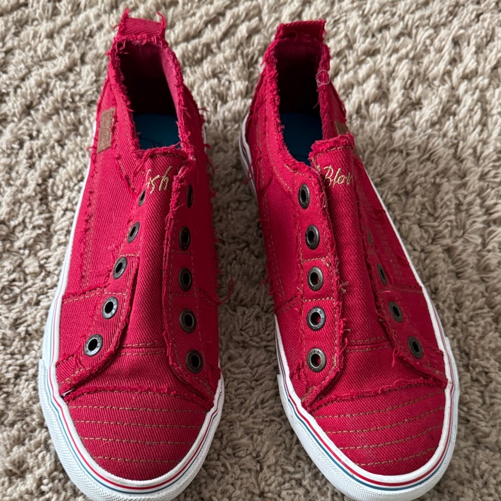 Blowfish Kids Red Canvas Sneakers